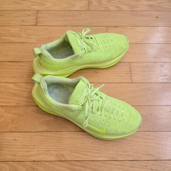 NikeInfinity RN 'Volt Barely Volt' yellow monochrome sneakersMENS 11